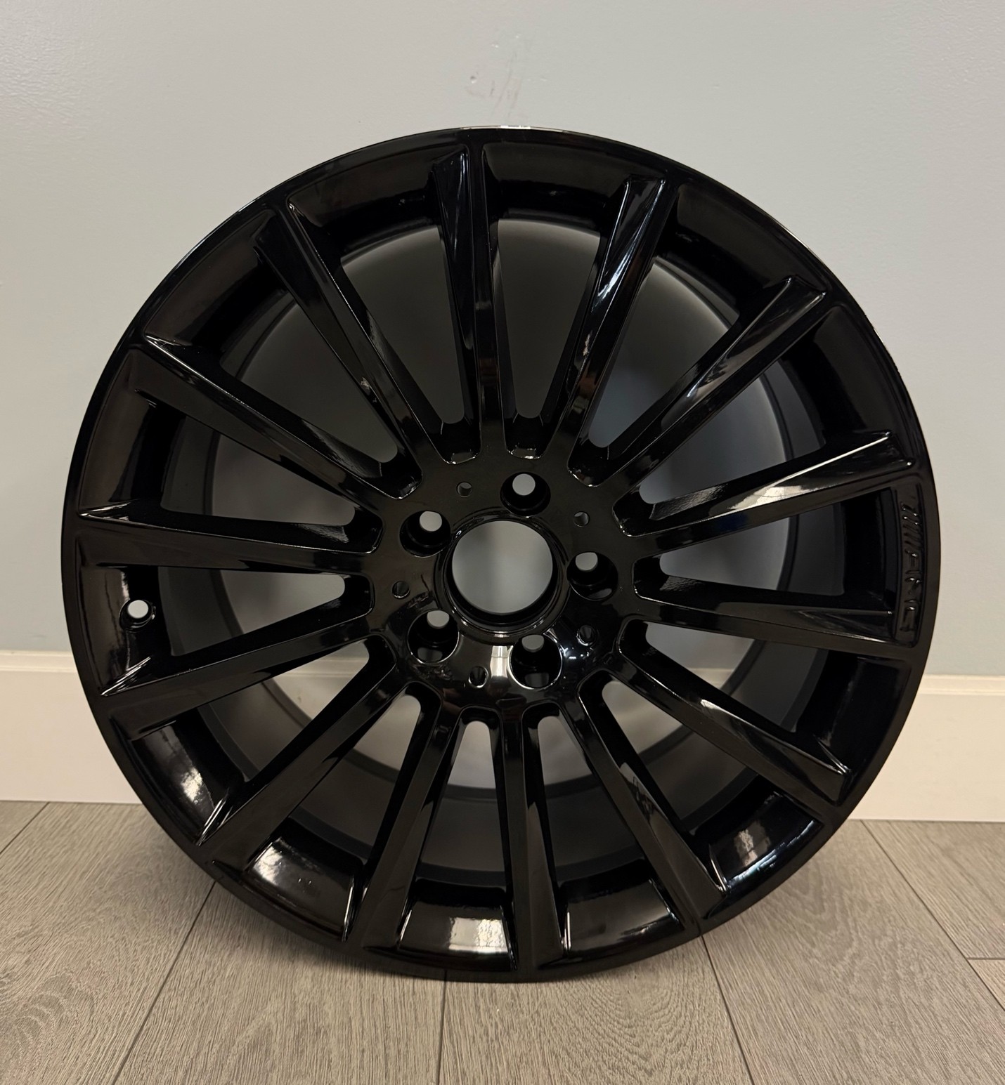 Mercedes Staggered OEM Wheels — Gloss Black
