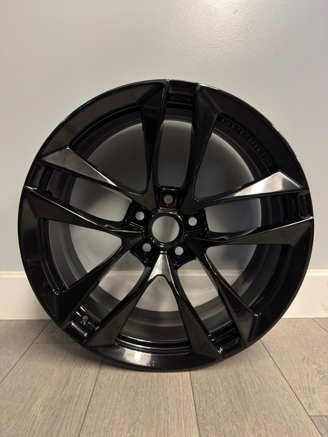 Chevrolet Camaro OEM Staggered Wheels — Gloss Black
