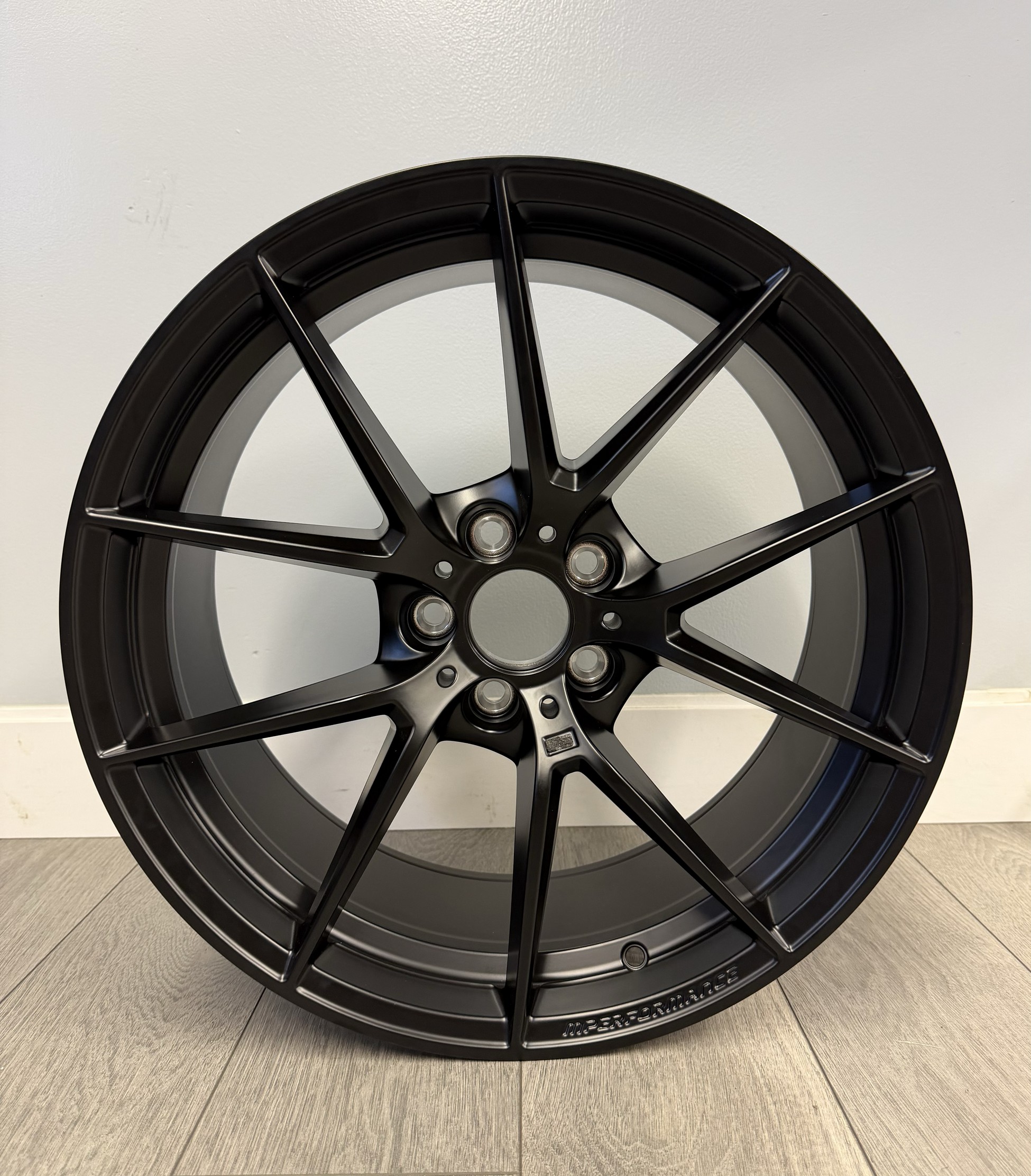 BMW Staggered Wheels — Satin Black