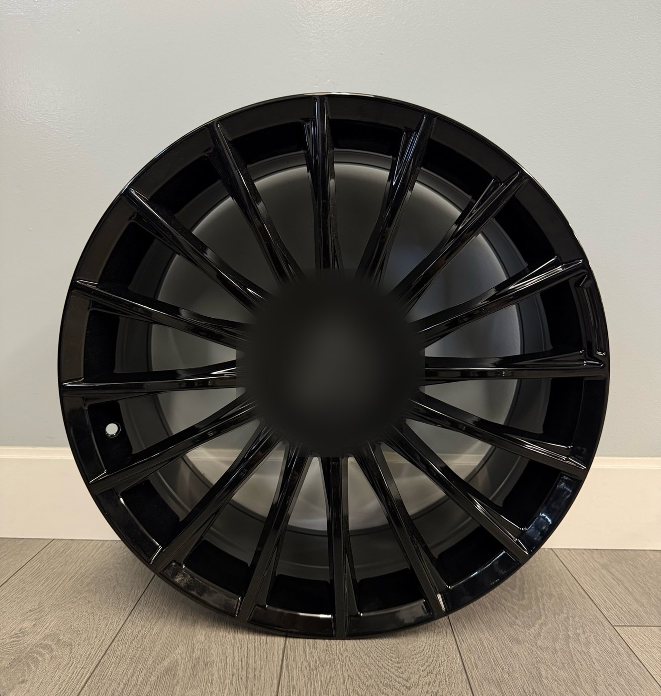 Mercedes Aftermarket Staggered Wheels — Gloss Black